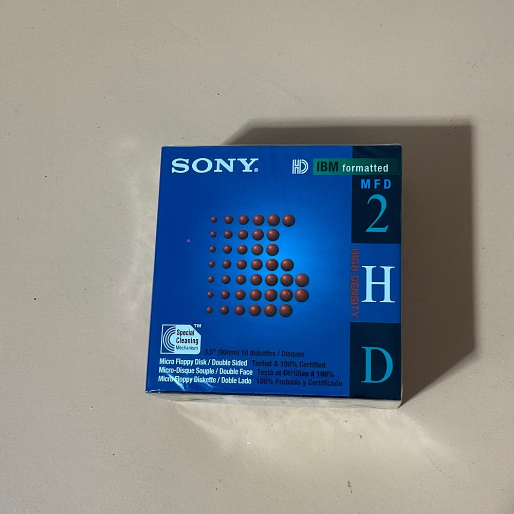 IBM Formatted pack of 10 micro-floppy diskettes